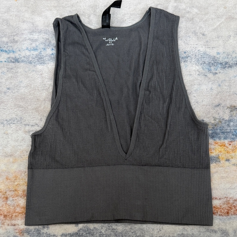 Urban Outfitters Slate V-Neck Tank Top
